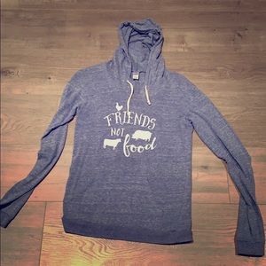Friends Not Food Vegan Hoodie